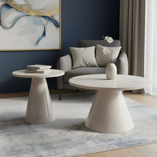 Metal Table Set - 2 Pcs